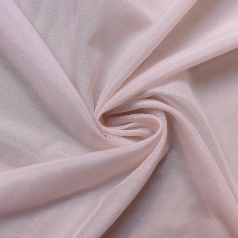 Luxurious Mulberry Silk Cotton Blend Fabric in White and Black - Perfect for Dresses, Scarves, and Decorations