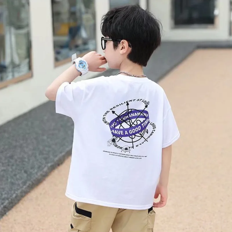 

T-shirt for a Boy Infant T-shirts Baby Clothes Children's Tops Tee Summer Korea Short Sleeve Tees Kids Tshirt Boys Boy's Korean