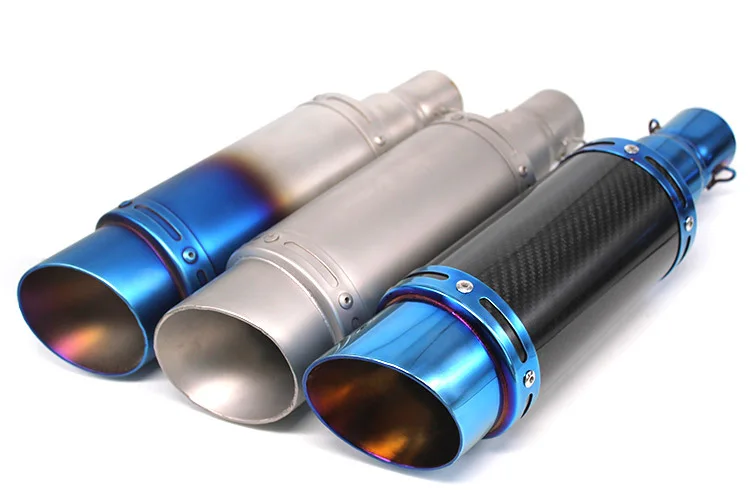 Silenziatore Di Scarico Per Moto In Fibra Di Carbonio Da 51Mm Racing Ak Scarico Per Yamaha R3 R1 R6 Duke390 Hornet 600 Escape Moto Fz6 Cbr400