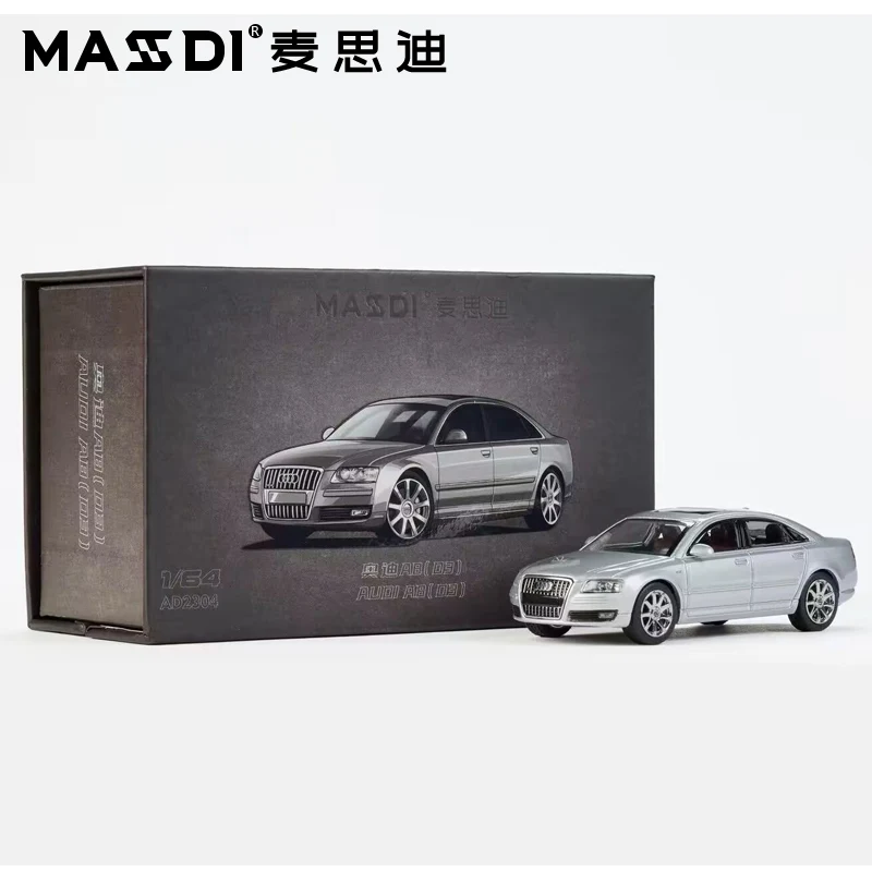 MASDI 1/64(改) AUDI A8L アルミ深リム カスタム MASSDI 1:64 Audi A8