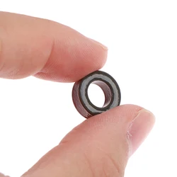 Set of 5 Red Carbonyl Iron Powder Magnetic Rings - Toroid Shape (5Pcs)