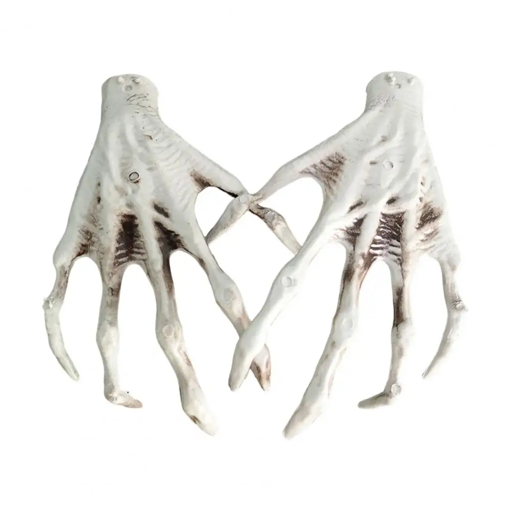 

Skeleton Hand Realistic Zombie Hands Spooky Halloween Skeleton Hands Realistic Life Size Props for Haunted House Ghost Festival