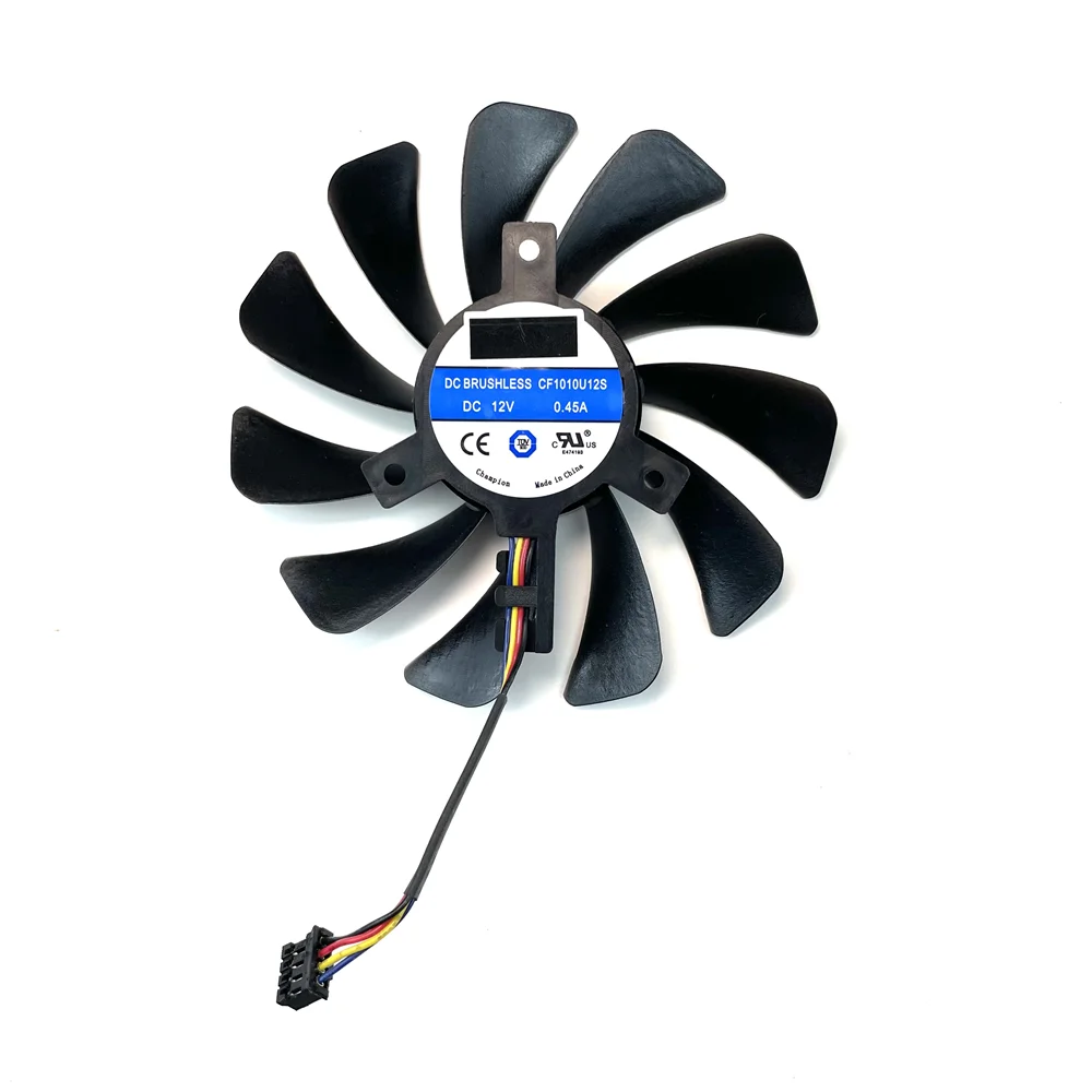 FDC10U12S9-C ü GPU  ī  , XFX RX 590/580 VGA  ī ð, CF1010U12S 95mm, Ʈ 2 , ǰ
