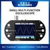 Mini Handheld Digital Oscilloscope 2.5MHz Sample Rate 500KHz Bandwidth Support AUTO 80Khz PWM for Electronic Repair DIY 2