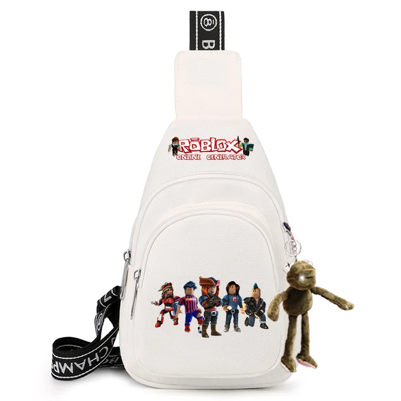 2024 New Fashionable Children's Canvas Small Chest Bag Customized for Roblox Cute Casual Shoulder Messenger Bag for Students 5