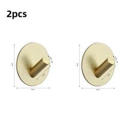 Multipurpose Adhesive Wall Hook Organizer for Home and Bathroom Use (DGD-2pcs)