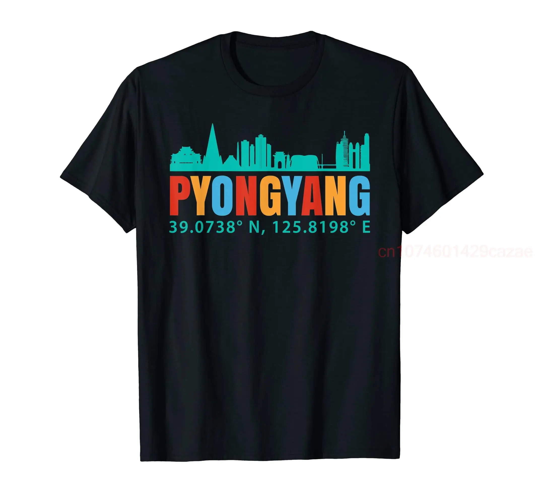 

100% Cotton Pyongyang Skyline T-Shirt MEN WOMEN UNISEX T Shirts Size S-6XL