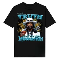 Katt Williams The Truth Don't Need Motivation T Shirt Men Women Cotton Tees Short Sleeve High Quality Summer Y2k Tops Streetwear 2