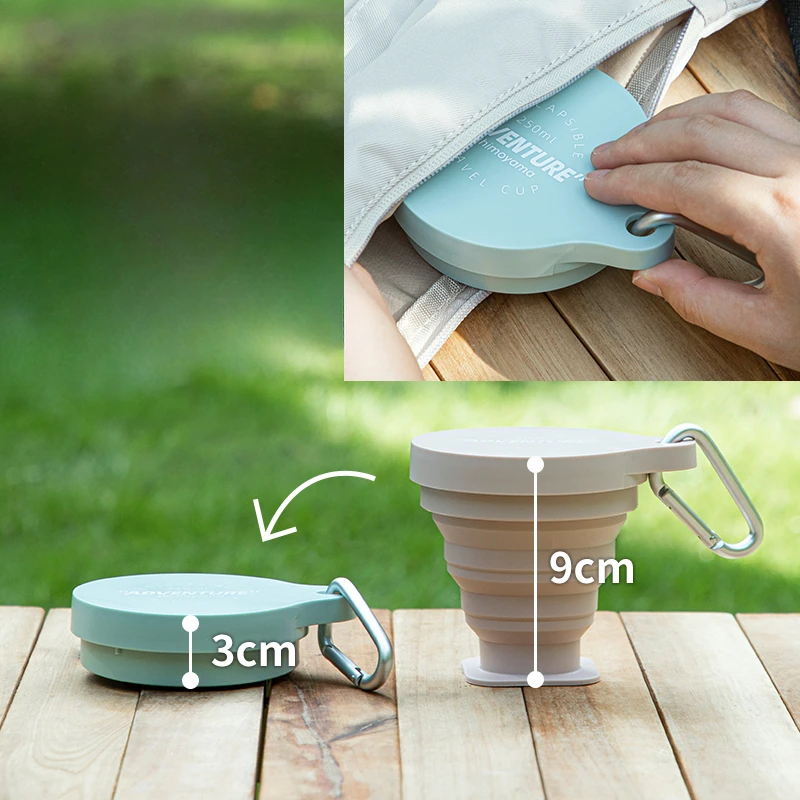 Bicchieri Pieghevoli in Silicone - Bluebag articoli personalizzati