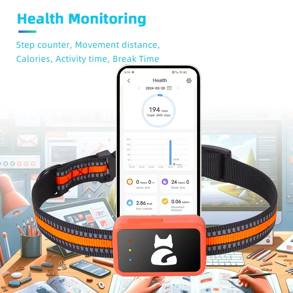Valla Inalámbrica Inteligente para Perros con Collar GPS y App Móvil S4ca0c7c7766f483093b4d31c9f44acadG