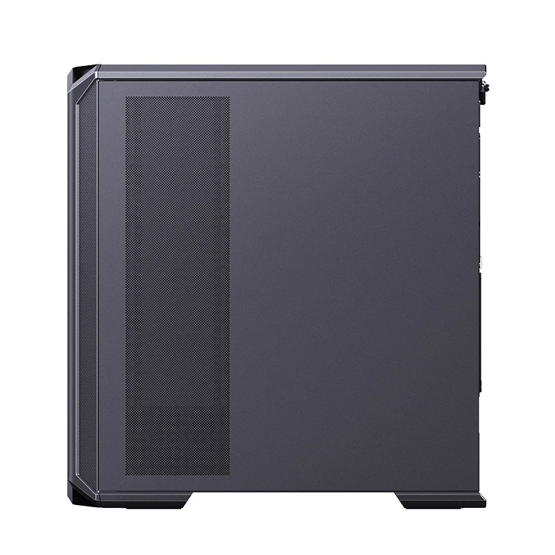 JONSBO D400 블랙 ATX 오션 뷰 섀시 컬럼리스 곡면 유리 듀얼 360 냉각 라디에이터 ATX 전원 공급 장치 10개 팬 포지션