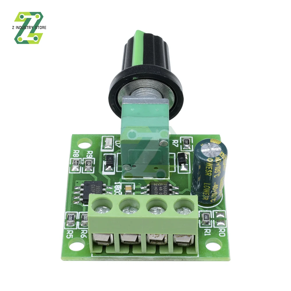 DC Motor Speed Controller Motor Speed Controller Electric Motor Speed Controller Fan Speed Controller DC 1.8V-15V 2A 30W PWM Adjustable