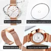 OLEVS 5869 Fashion Women's Watches Milanese Mesh Belt Waterproof Simplicity Versatile Quartz Watch for Lady Original Wristwatch 6