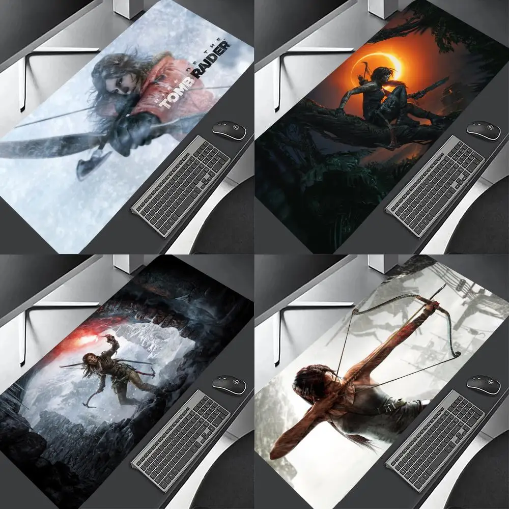 Game Player Tombs R-Raiders  Mouse Pad Professional E-Sports Mouse Pad Fine Surface Gaming Rubber Mouse Pad Smooth Desk Pad