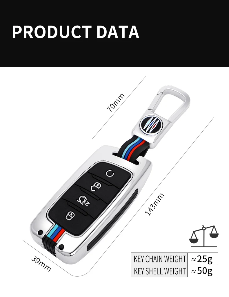 Zinc Alloy Key Holder For Changan CS35 Plus Car Key Cover Case For Changan CS75 PLUS CS85 COUPE CS95 Remote Set Accessories 12 Zinc Alloy Key Holder For Changan CS35 Plus Car Key Cover Case For Changan CS75 PLUS CS85 COUPE CS95 Remote Set Accessories - S4ca121b2b04f414e964a3e9eefe49d524