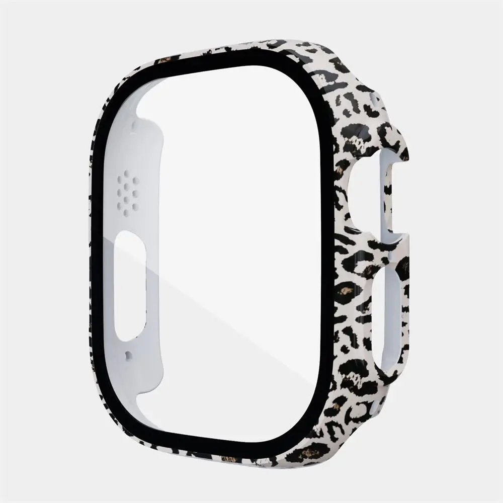 Premium Tempered Glass Screen Protector with PC Bumper for Apple Watch Ultra 49mm