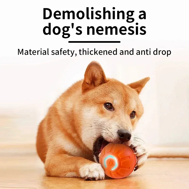 Smart jumping ball electric charging cat and dog toys self-rolling pet cat toy ball electric smart pet ball pet teething ball 2
