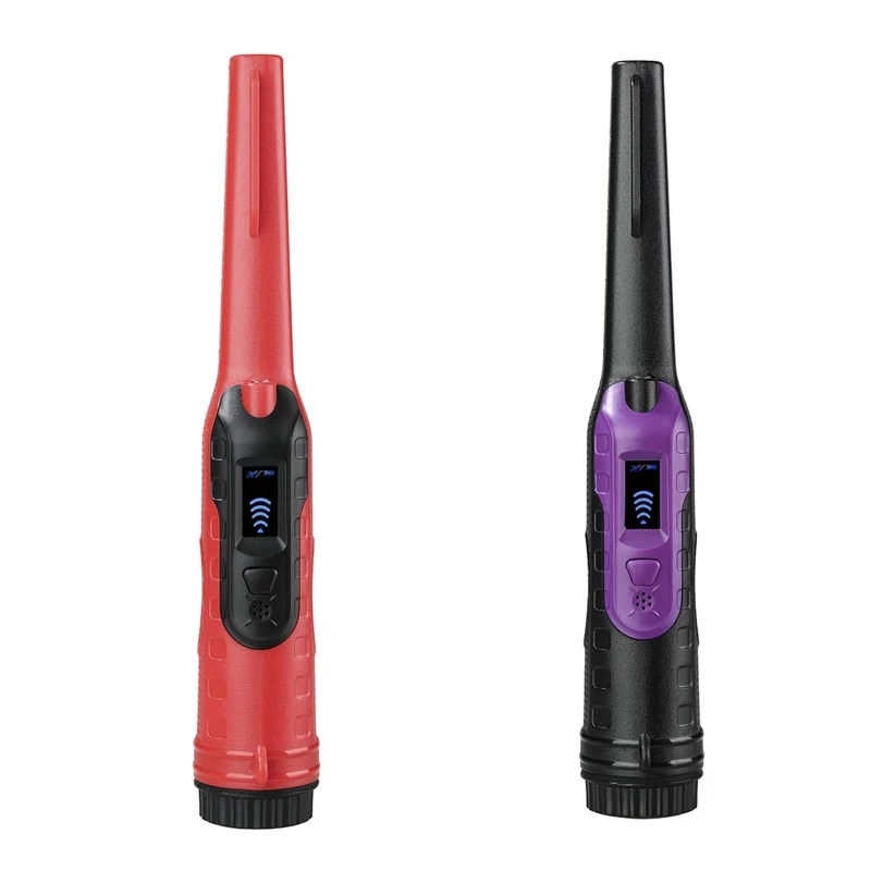 LCD Display Waterproof Pinpoint Metal Detector Pinpointer 360 Search Treasure Pinpointing Finder Probe for w Belt