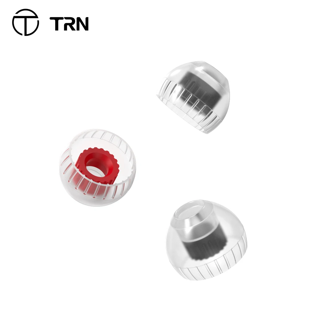 

NEW TRN T Ear-Tips Silicone Eartips Double Support Structure Earphone 3 Pairs Headphone Headset Earbuds TRN MT3 ST5 BAX EMX