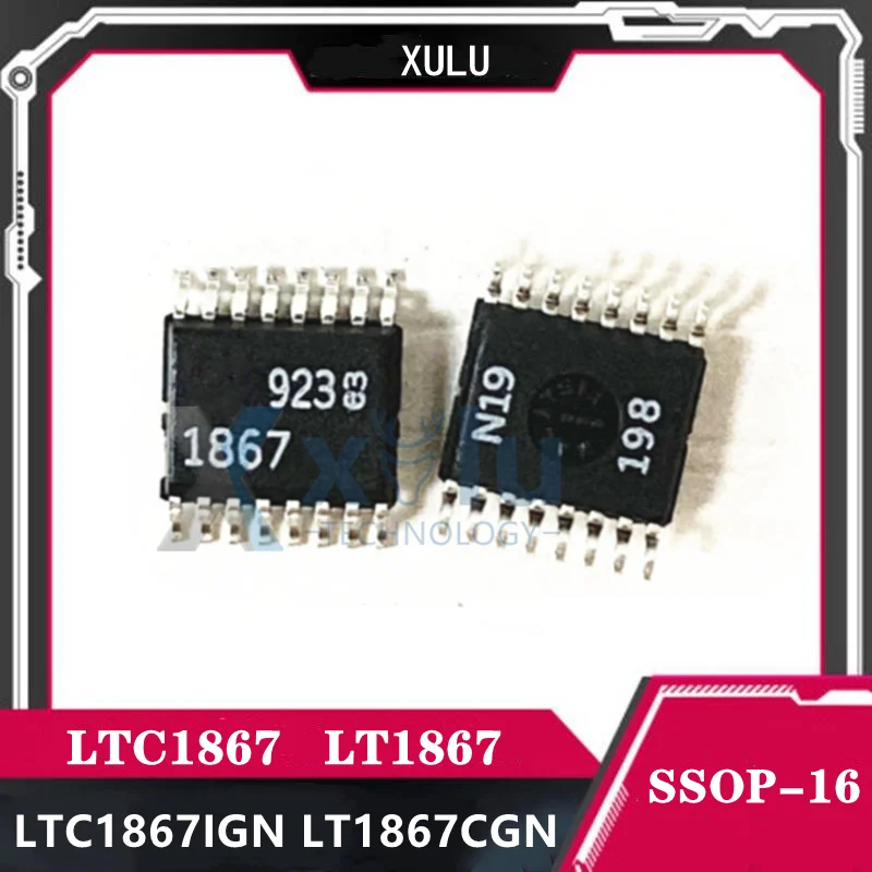 

LTC1867IGN LT1867CGN LTC1867 LT1867 silkscreen 1867 analog-to-digital conversion chip SSOP16 LTC1867CGN # TRPBF IGN # TRPBF