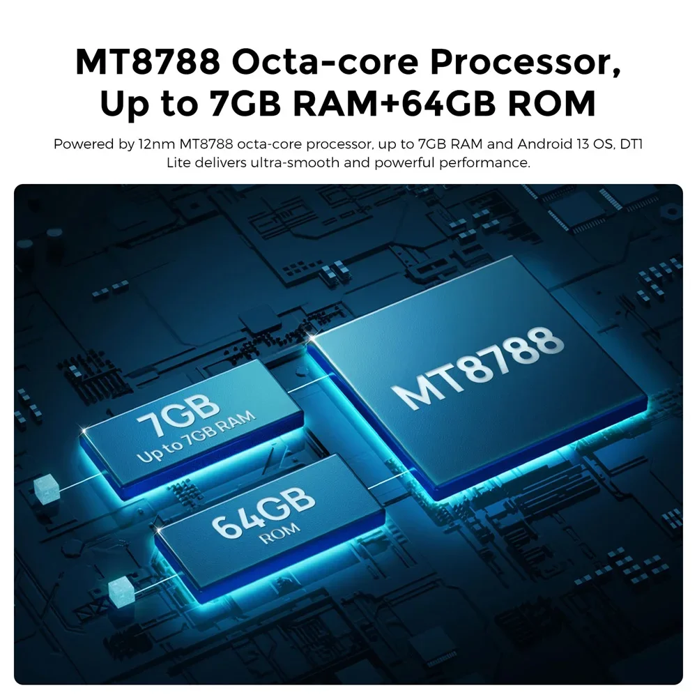 頑丈なスマートフォンFossibot-DT1 Lite,4GB RAM, 64GB ROM,2K〜大画面