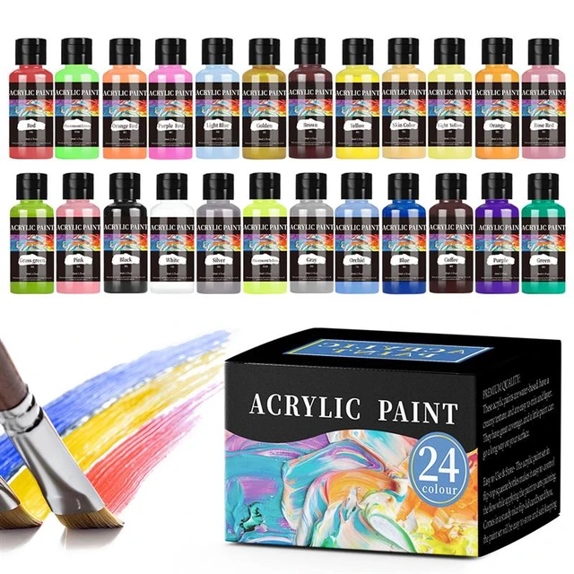 American 12/16 Colors DecoArt Acrylic Paint Set 59ml Painting Matte  Aromatherapy Plaster Waterproof Hand Painted Graffiti Art - AliExpress