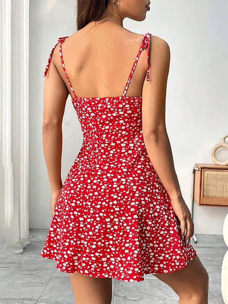 women's summer floral spaghetti strap beach short dress,womens dresses,woman clothing,woman clothes,sundress,new in dress 2025 women's summer floral spaghetti strap beach short dress,womens dresses,woman clothing,woman clothes,sundress,new in dress 2025