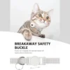 for Apple AirTag Cat Collar,Air Tag Pet Collar with airtag Holder and Bell Reflective GPS Kitten Collar for Girl Boy Cats gatos 4