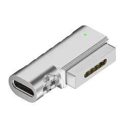 USB - C to MagSafe 2 T - Head Magnetic Fast Charging Adapter (Magsafe 2 T - Elbow)