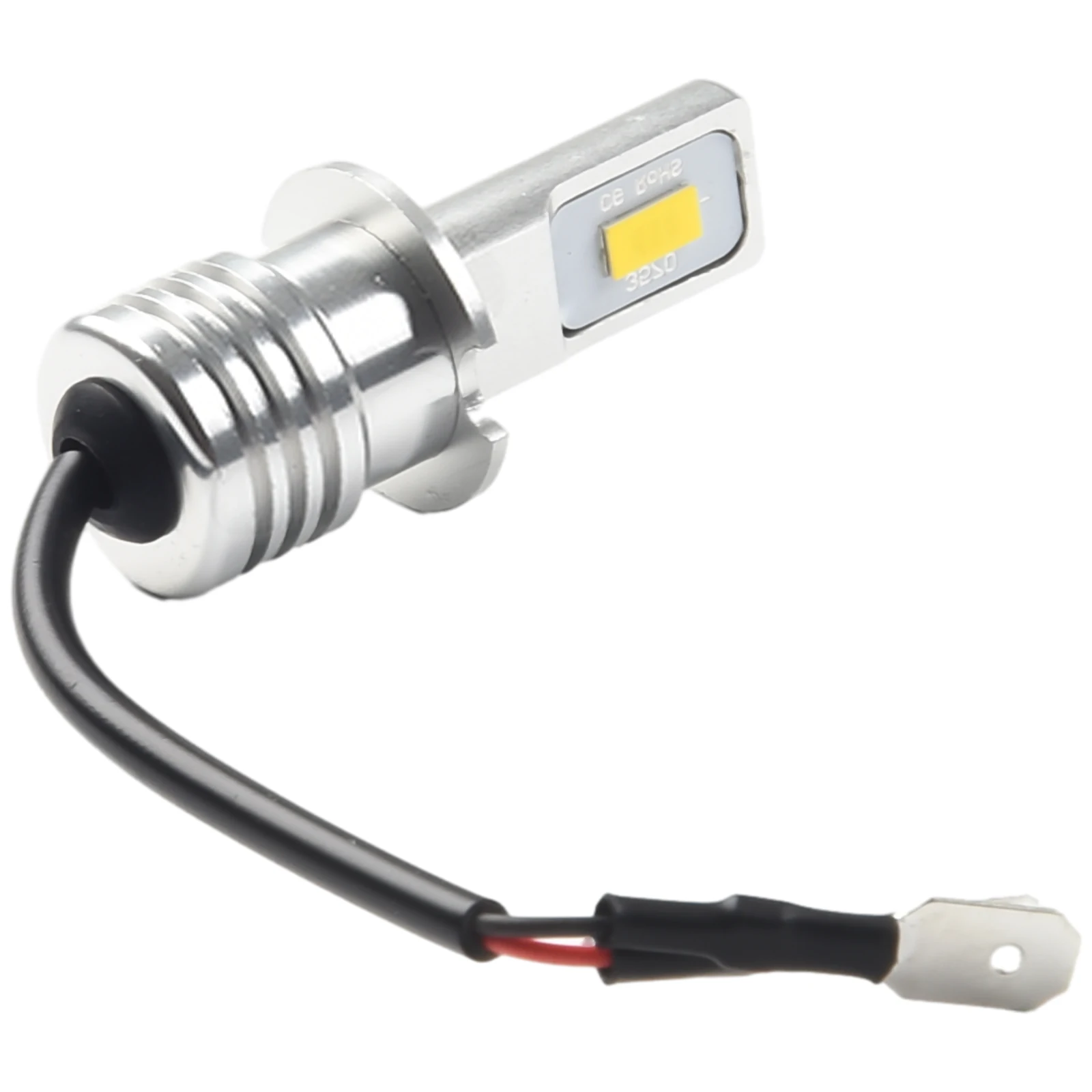 H3 LED 안개등 전구, 매우 밝은 노란색 주간 주행등, 12V-24V 안개등, 80W, 3000K, 2000LM, 2 개