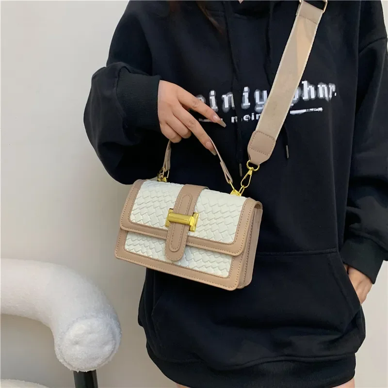 حقيبة كروس نسائية عادية عصرية حقيبة كتف واحدة حقيب...