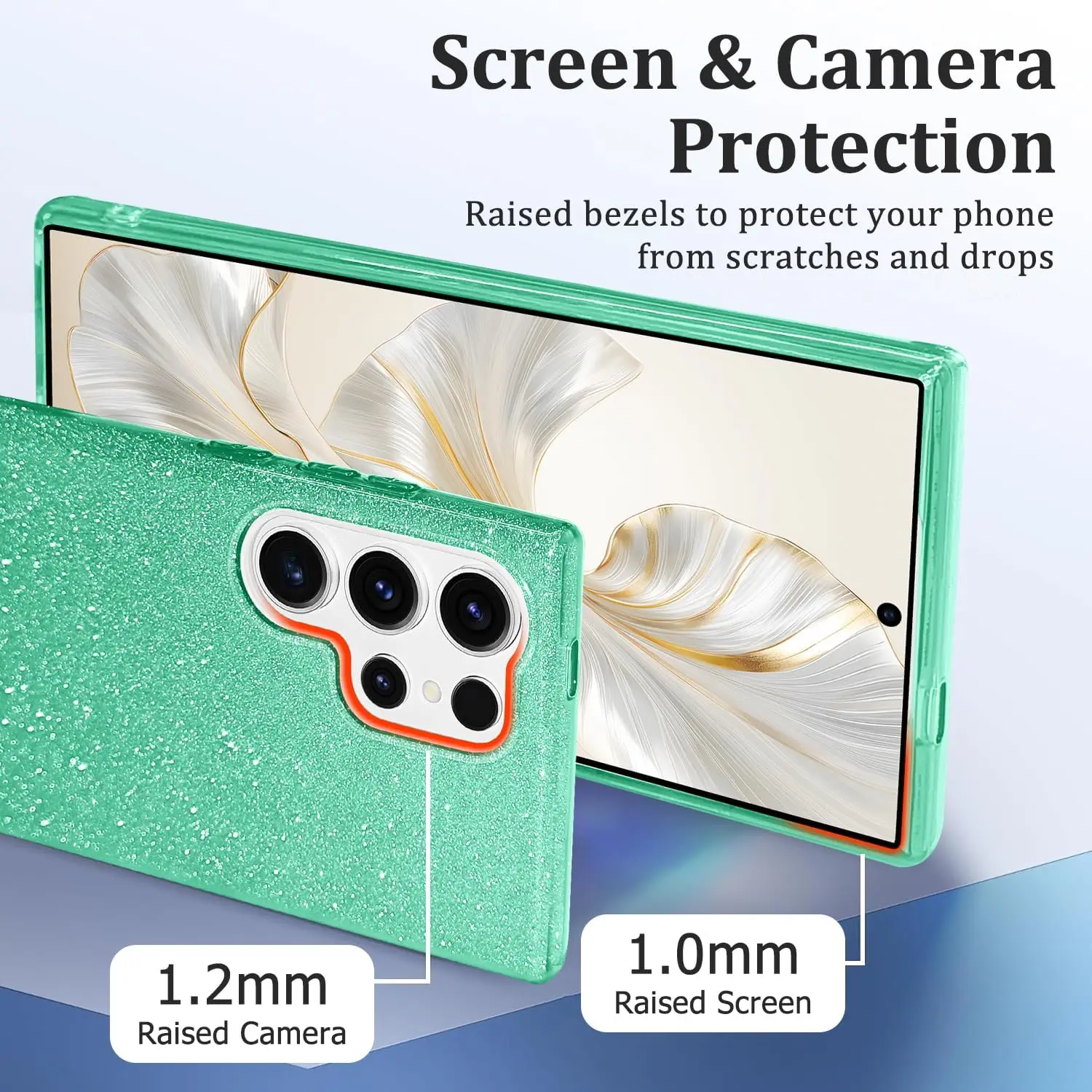 Glitter Phone Case for Women - Cute and Stylish Cover with Sparkling Design