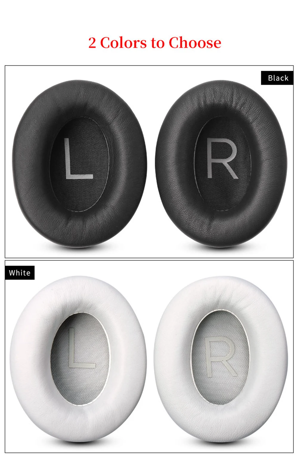 Lambskin Ear Pads For Bose QC45 Headphone Cushion QuietComfort 45 Headset Leather Foam Pad Earpads Sponge Earmuffs
