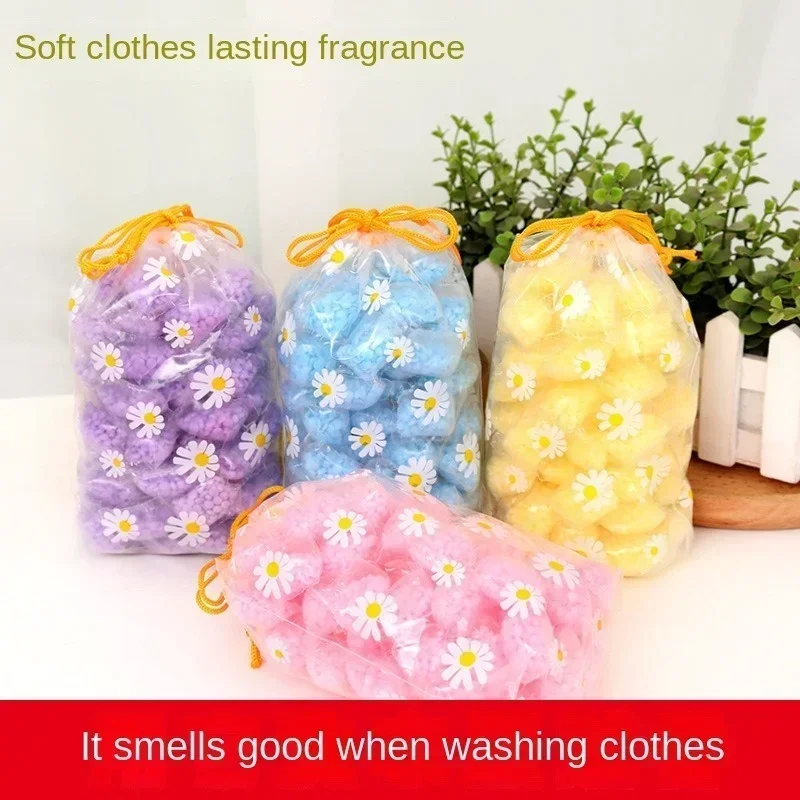 Laundry Beads Scent Booster in-Wash Clean Clothes Fresh Rose Lavender Fragrance Beads Soft Clothing Diffuser Perfume 10pcs laundry ball laundry beads