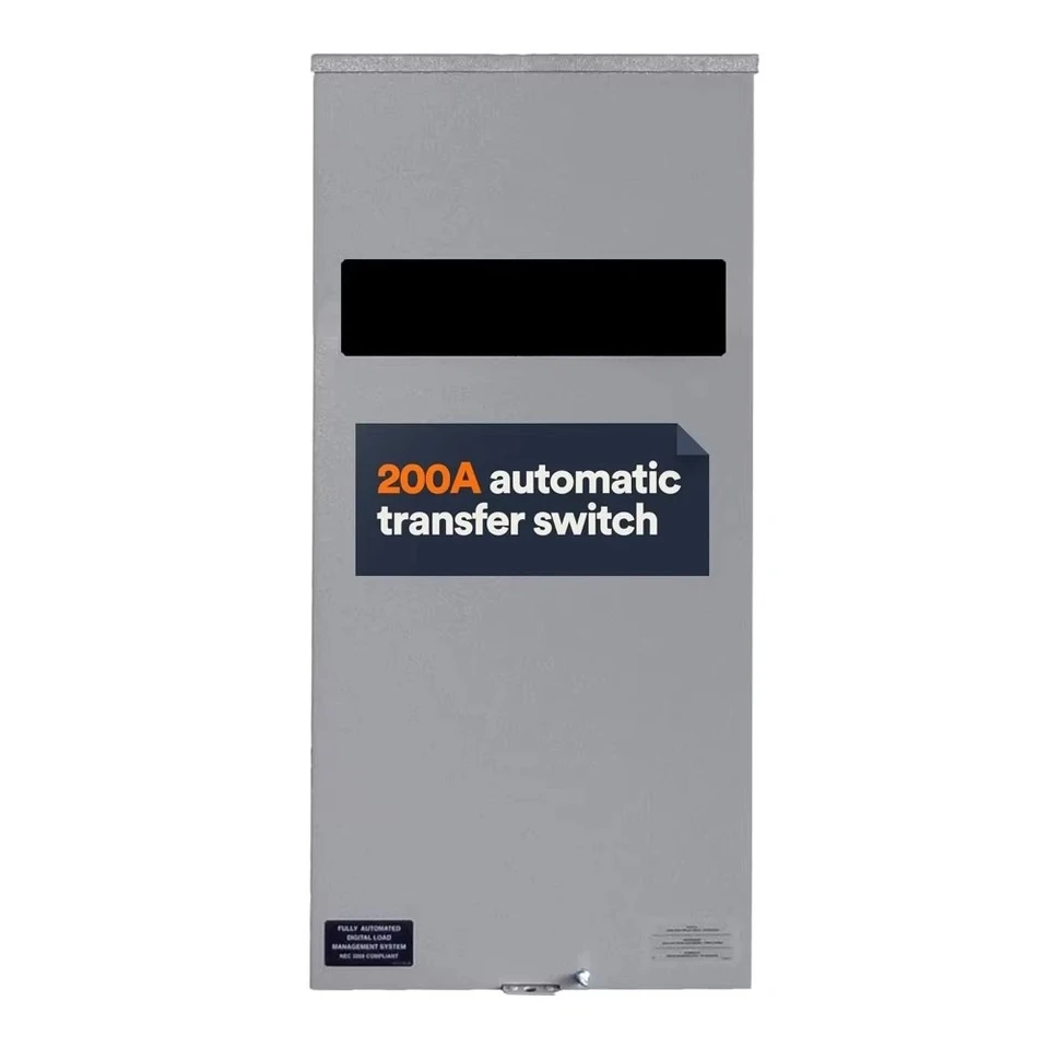 200 Amp Automatic Transfer Switch for Generators