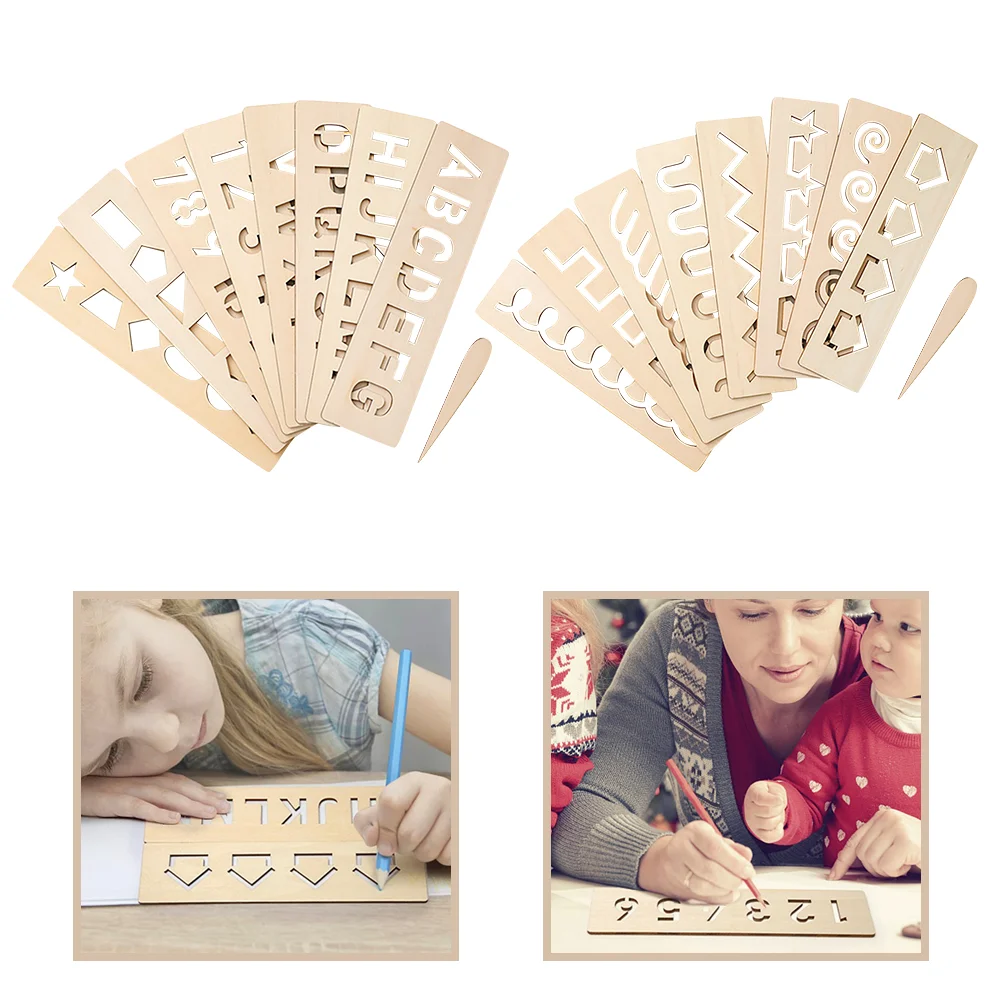 

16 Pcs Wooden Exercise Board Children Gift Toddler Toys Early Educational Toys