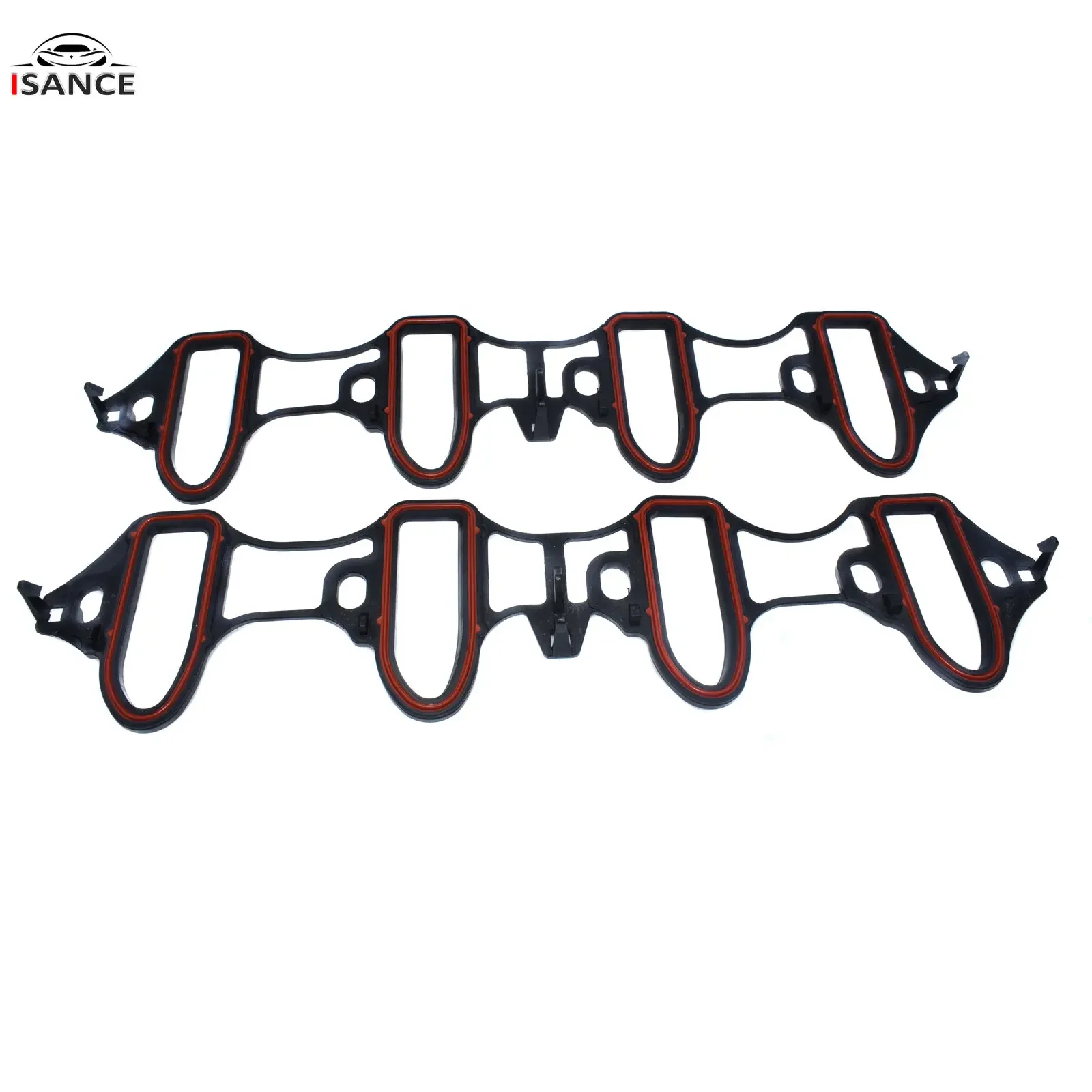 2PCS Engine Intake Manifold Gaskets Left Right Kit 89060413 For Buick Rainier 2003-2009 Cadillac Escalade 1999-2011 Hummer New