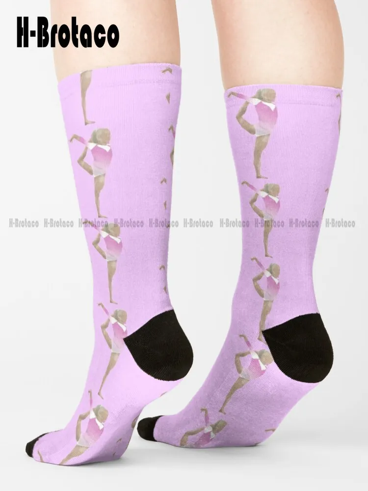 

Riley Mccusker - Gymnast Art Socks American Flag Socks Men Comfortable Best Girls Sports Cartoon Teen Youth Socks Casual Art