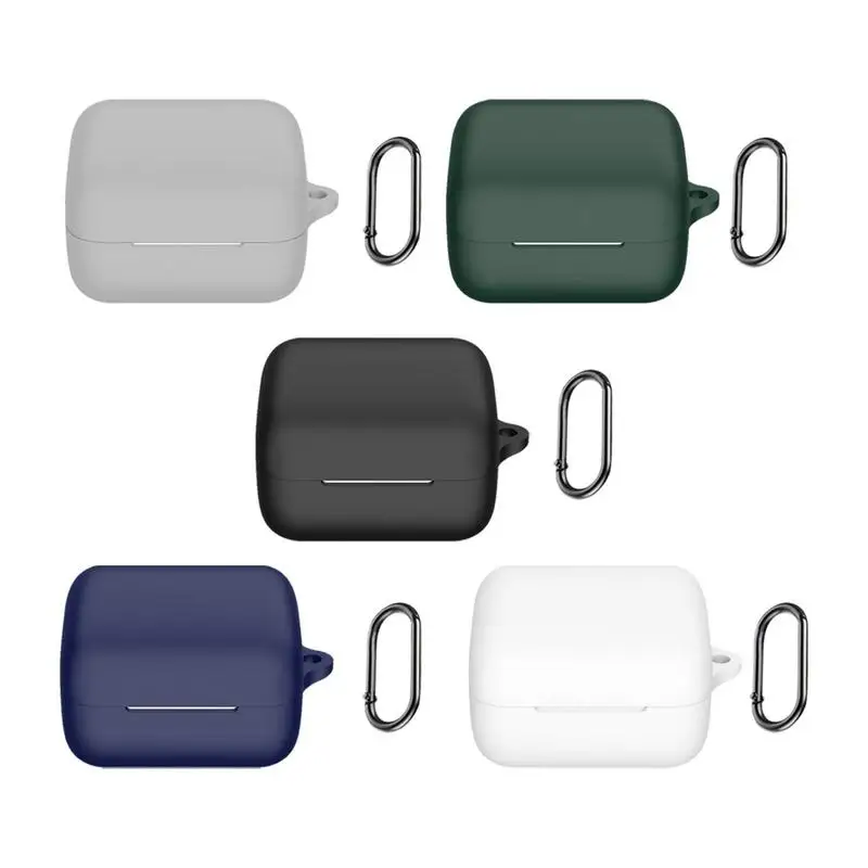 

Earphone Case For Sony INZONE Buds Earphone Accessories Protective Cover Shockproof Soft Silicone Cover Sleeve With Carabiner