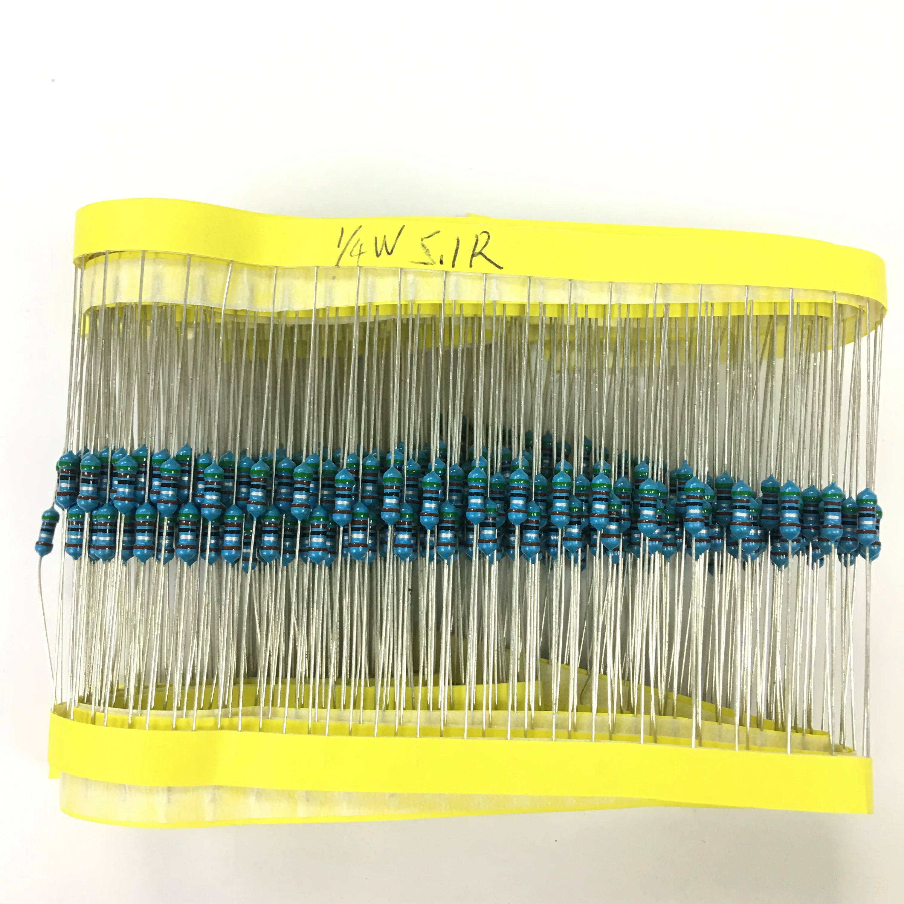 

50Pcs 1/4W 5.1Ω 1% Metal Film Resistor 0.25W 5.1R 5.1Ohm New Original In Stock