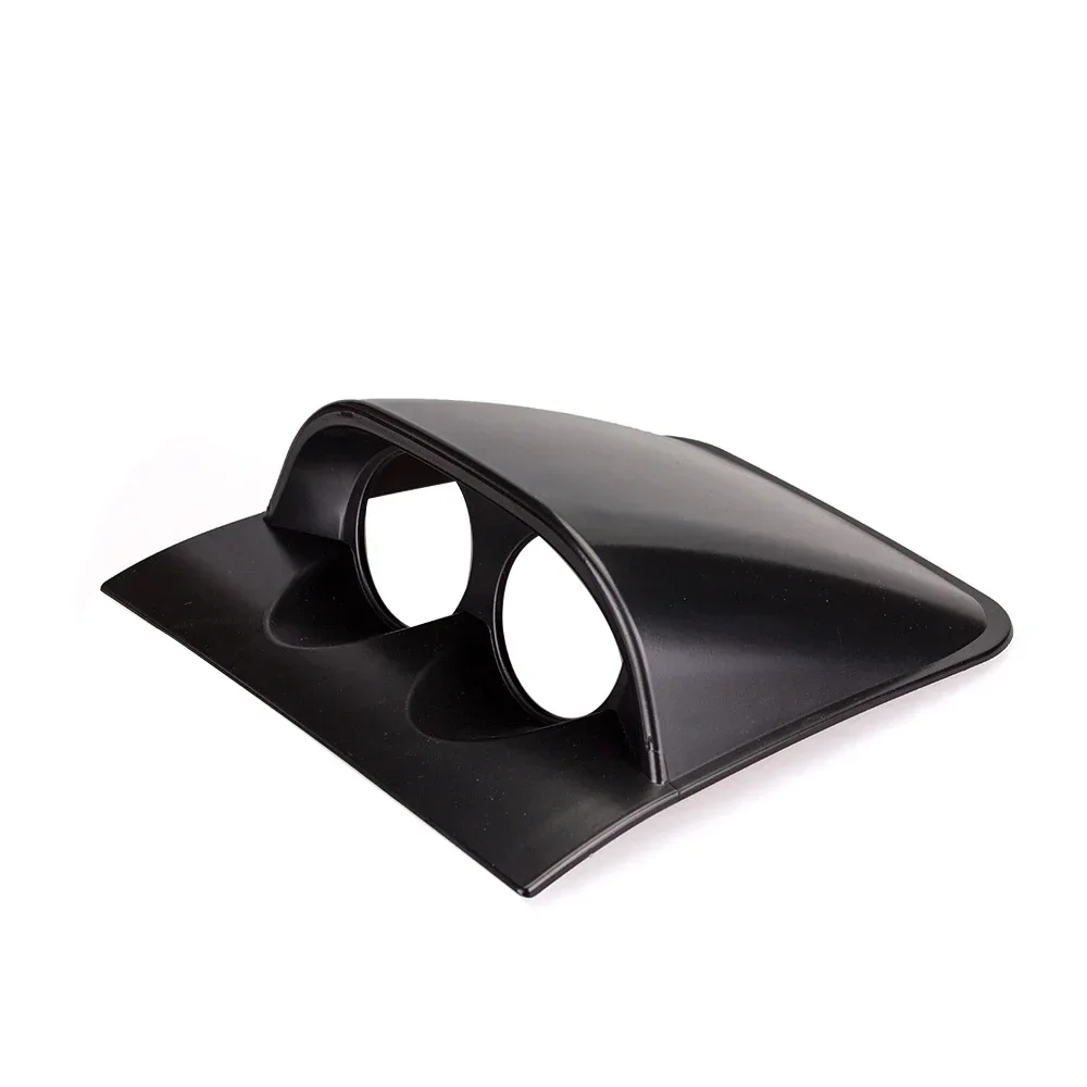 2 Inch 52mm Gauge Pod Mount Holder Dual Triple Gauge Pod Carbon Fiber Style/Gloss Black Dash Mount for Racing Car Universal
