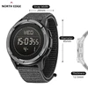 NORTH EDGE Men's Digital Carbon Fiber Watch Shock Militray Sports Super Light Outdoor Fun Compass Waterproof 50m Wristwatches 4