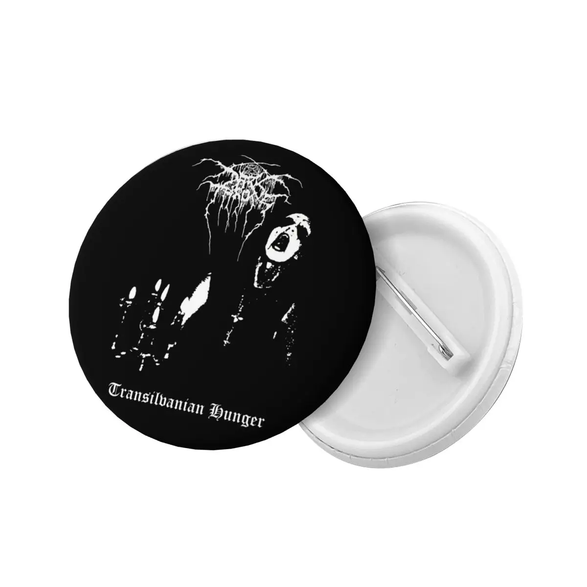 Darkthrone Transilvanian Hunger Pin 의류용 백 버튼 맞춤형 노르웨이 블랙 메탈 밴드 r n 배지 브로치  핀백-Freehip.co.kr