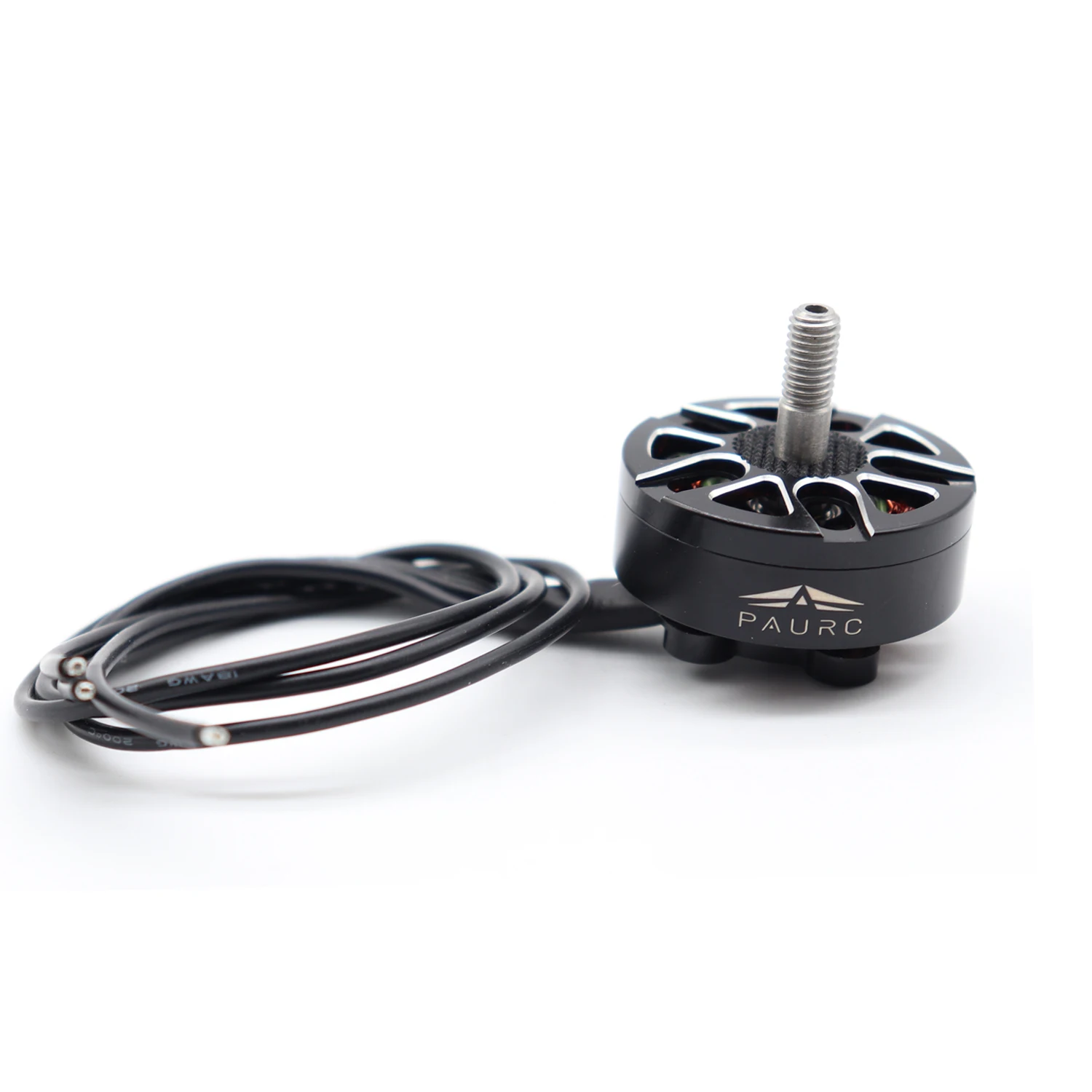 Moteur FPV 2807 1300KV installé sur un bras de quadricoptère 7 pouces avec vis de fixation