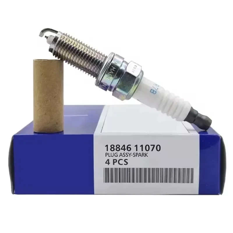Iridium Spark Plug 4/6pcs 18846-11070 HYUNDAI SONATA 8 ELANTRA GENESIS SANTA FE TUCSON ACURA 1884611070 SILZKR7B11 spark plug