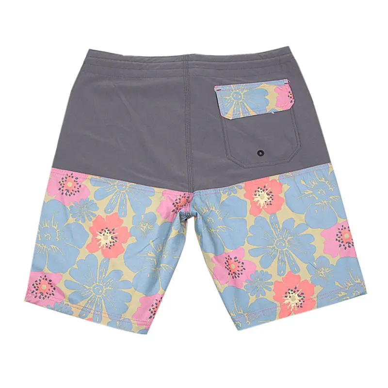 Top Quality Summer Floral Men's Water Repellency Stretch Quick Drying Surfing Swimming Board Shorts Para Hombre Light Breathable 2