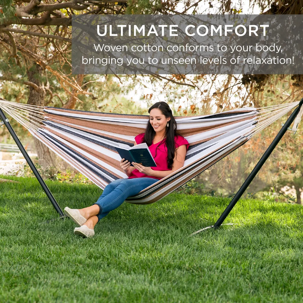 Description Picture 5 of itemPortable Double Hammock with Stand Included Double Hammocks and Portable