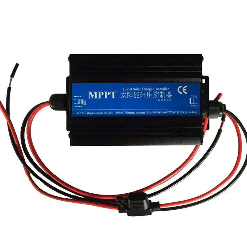 MPPT 300W 24V/36V/48V/60V/72V Solar Boost Charge Controller Electric Car Electric Vehicle Charging Voltage Regulator