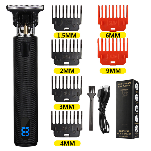 USB Electric Hair Cutting Professional Beard Trimmer Machine Rechargeable New Hair Clipper Man Shaver Trimmer For Men Barber