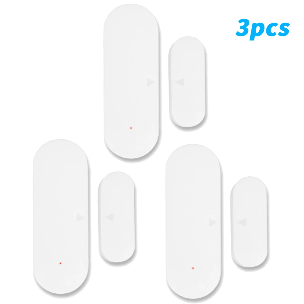 Tuya WiFi Smart Door Sand Window Sensor Alarm Door Open / Closed Detectors Smart Home With Alexa Google Home Security Protection emergency pendant alarm Alarms & Sensors